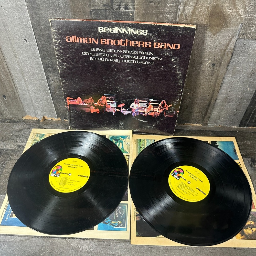 Allman Brothers Band - Beginnings 2LP Vinyl 1973ATCO SD 2-805